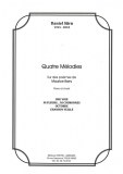 Four Melodies by Daniel Stirn, poems by J Selleron