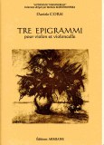 Tre Epigrammi