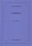 Cadenza for violin solo