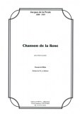 Chanson de la Rose pour Ténor et piano de J de la Presle