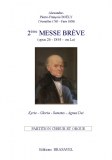 2ème Messe brève Op 26 d'Alexandre BOELY