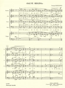 Salve Regina SATB de D.Deberdt