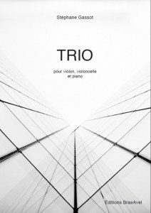 Trio pour violon, violoncelle et piano de Stéphane Gassot