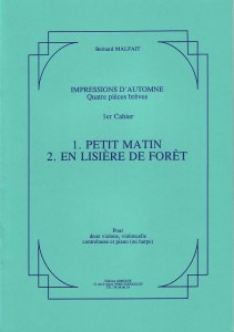 Impressions d’automne Quatre pièces brèves 1er cahier