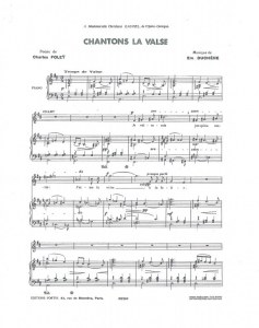 Duchene : Chantons La Valse 