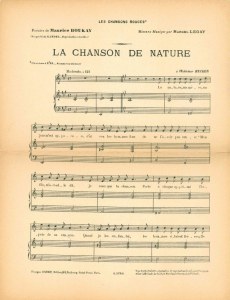 Boukay : La Chanson De Nature 